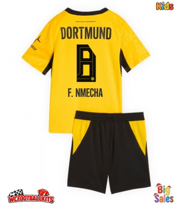 Borussia Dortmund Felix Nmecha #8 Replica Home Stadium Kit for Kids 2026-27 Short Sleeve (+ pants)